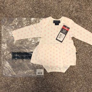 3-6 month long sleeve star onesie